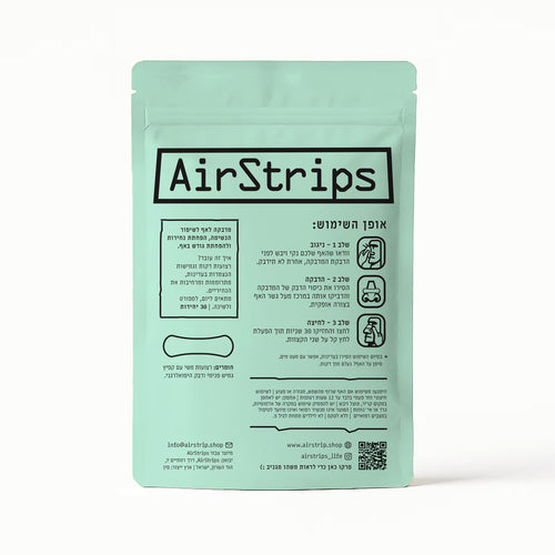 מדבקות נשימה שקופות לאף לשינה, ספורט והקלה בנשימה